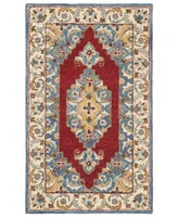 Safavieh Antiquity At505 Blue and Red 2' x 3' Area Rug