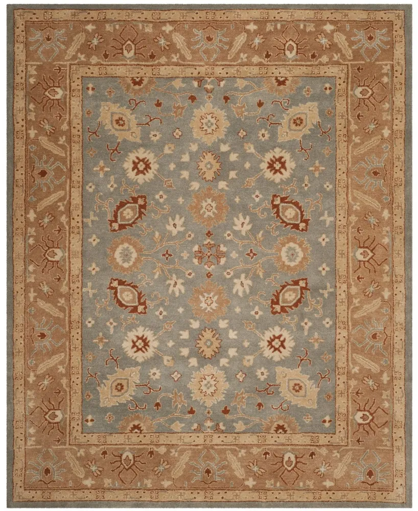 Safavieh Antiquity At61 Blue and Beige 8' x 10' Area Rug