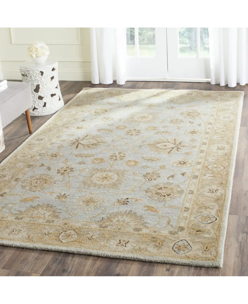 Safavieh Antiquity At856 Mist and Sage 4' x 6' Area Rug