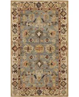 Safavieh Antiquity At847 Blue and Ivory 3' x 5' Area Rug