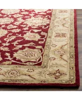 Safavieh Antiquity At312 Red and Gold 3'6" x 3'6" Round Area Rug