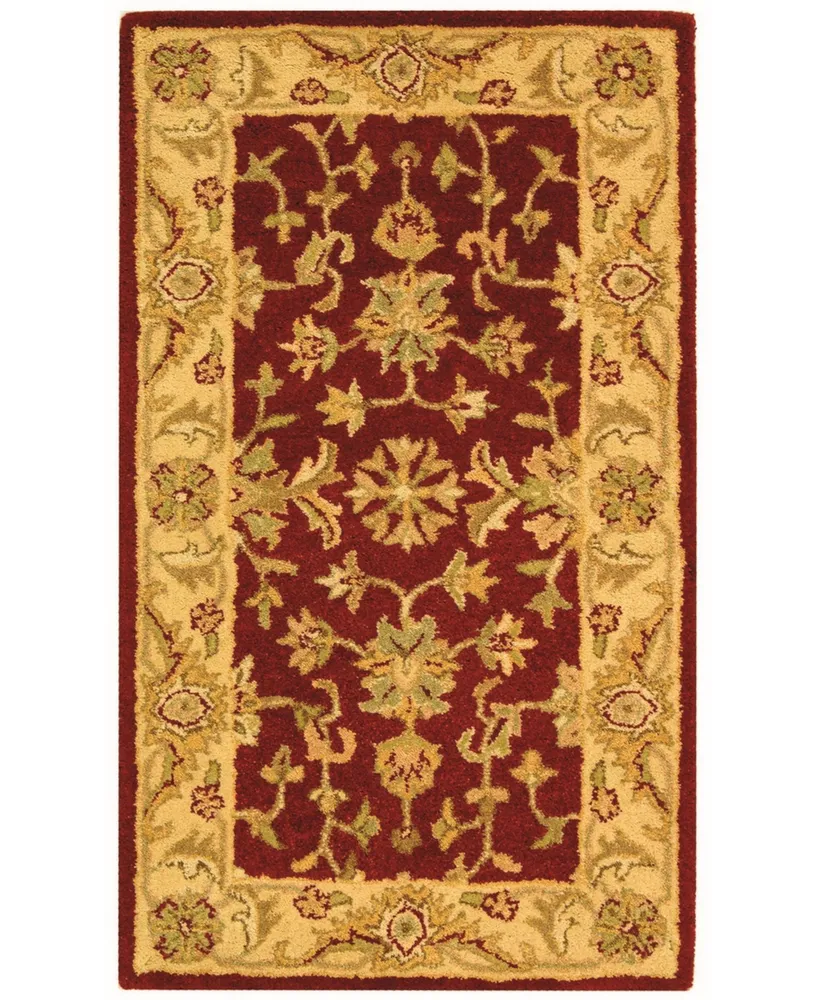 Safavieh Antiquity At312 Red and Gold 2'3" x 4' Area Rug