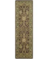 Safavieh Antiquity At249 Chocolate 2'3" x 6' Runner Area Rug