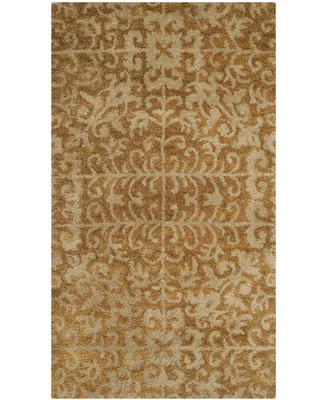 Safavieh Antiquity At411 Gold and Beige 2'3" x 4' Area Rug