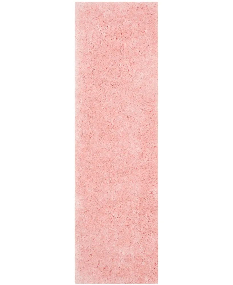 Safavieh Arctic Shag Sg270 Pink 2'3" x 8' Runner Area Rug