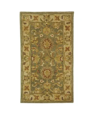 Safavieh Antiquity At313 Green and Gold 2'3" x 4' Area Rug