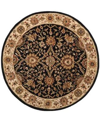 Safavieh Antiquity At249 Black 6' x 6' Round Area Rug