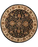 Safavieh Antiquity At249 Black 3'6" x 3'6" Round Area Rug