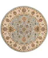 Safavieh Antiquity At249 Mist and Ivory 3'6" x 3'6" Round Area Rug