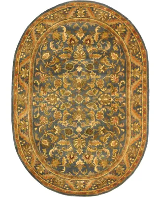 Safavieh Antiquity At52 Gold 7'6" x 9'6" Oval Area Rug