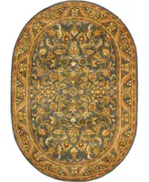 Safavieh Antiquity At52 Gold 7'6" x 9'6" Oval Area Rug