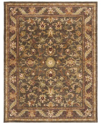 Safavieh Antiquity At52 Green and Gold 7'6" x 9'6" Area Rug