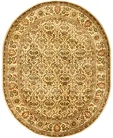 Safavieh Antiquity At51 Gold 4'6" x 6'6" Oval Area Rug