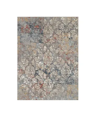 Karastan Soiree La Brea Grey 5'3" x 7'10" Area Rug