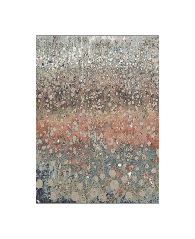 Karastan Soiree Torrent Rose 2'4" x 7'10" Runner Rug