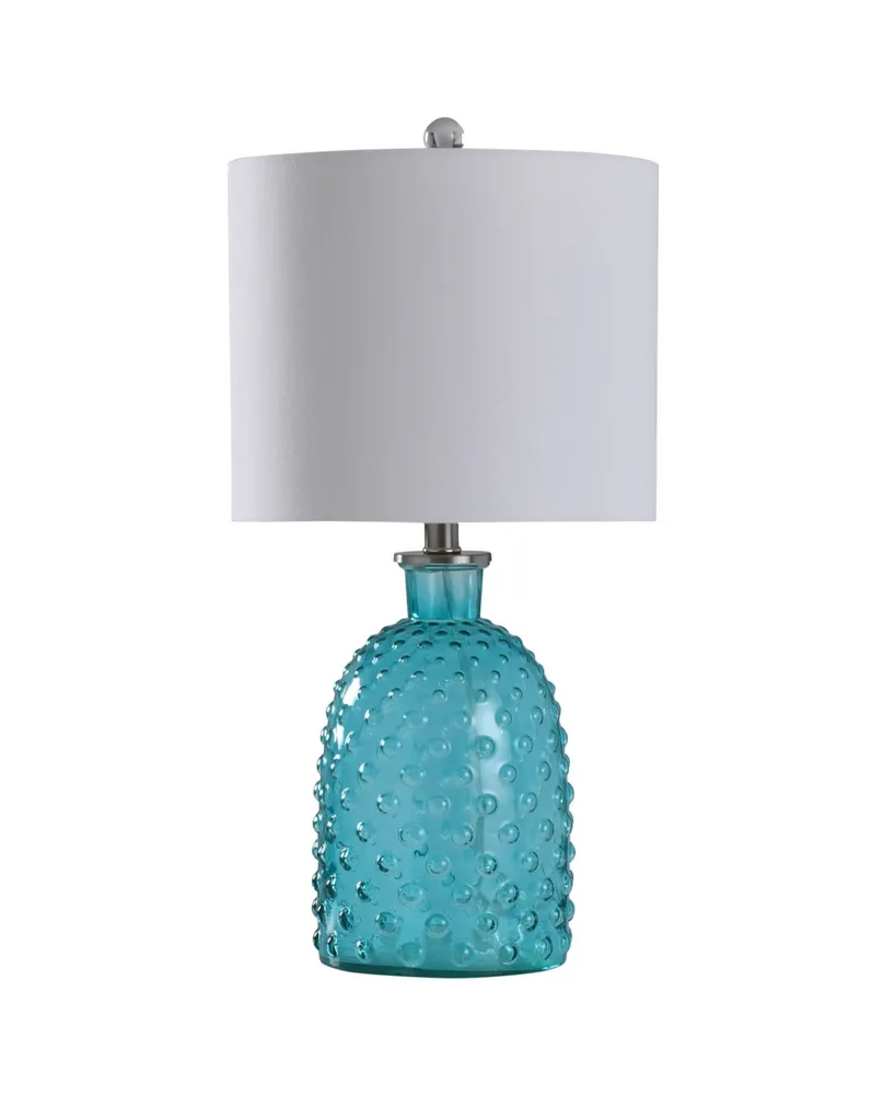 StyleCraft Textured Glass Table Lamp