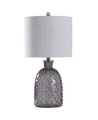 StyleCraft Textured Glass Table Lamp
