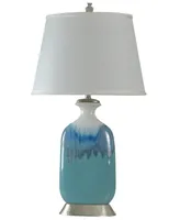 StyleCraft Beach Grove Ceramic Table Lamp