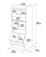 Badger Basket Upright Storage Nook with Reversible