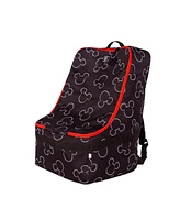 J L childress Disney Baby Ultimate Padded Backpack Car Seat Travel Bag, Mickey