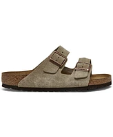 Birkenstock Men's Arizona Suede Leather Soft Footbed Casual Sandals from Finish Line