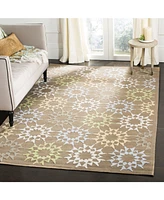 Martha Stewart Collection Quilt MSR1843F Multi 8'6" x 11'6" Area Rug