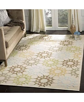 Martha Stewart Collection Quilt MSR1843A Creme 5'6" x 8'6" Area Rug