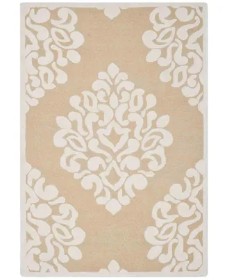 Martha Stewart Collection Floret Damask MSR4545C Beige 5' x 8' Area Rug