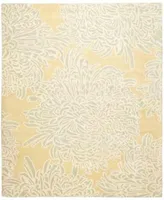 Martha Stewart Collection Chrysanthemum Msr4542d Gold Rug