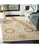 Martha Stewart Collection Ogee Dot MSR4532B Tan 8' x 10' Area Rug