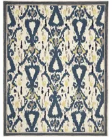 Martha Stewart Collection Ikat Pendant Msr4553b Bone Rug