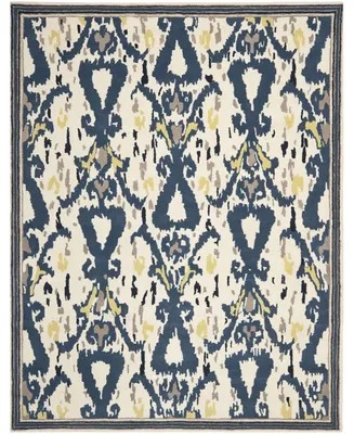 Martha Stewart Collection Ikat Pendant MSR4553B Bone 4' x 6' Area Rug