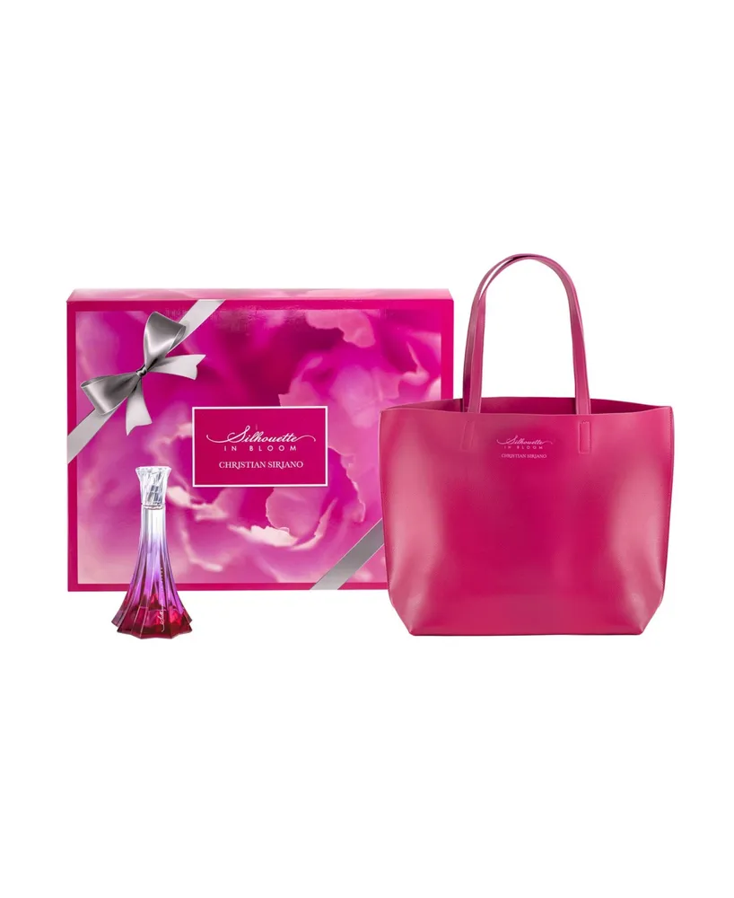 Christian Siriano Silhouette in Bloom Perfume Gift Set for Women with Tote Bag, 2 Pieces