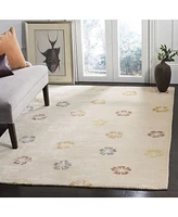 Martha Stewart Collection Garland MSR3267A Rose and Beige 7'9" x 9'9" Area Rug