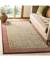 Martha Stewart Collection Byzantium MSR4537C Red 5' x 8' Area Rug