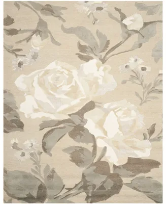 Martha Stewart Collection Rose Chintz MSR4717B Gray 9' x 12' Area Rug