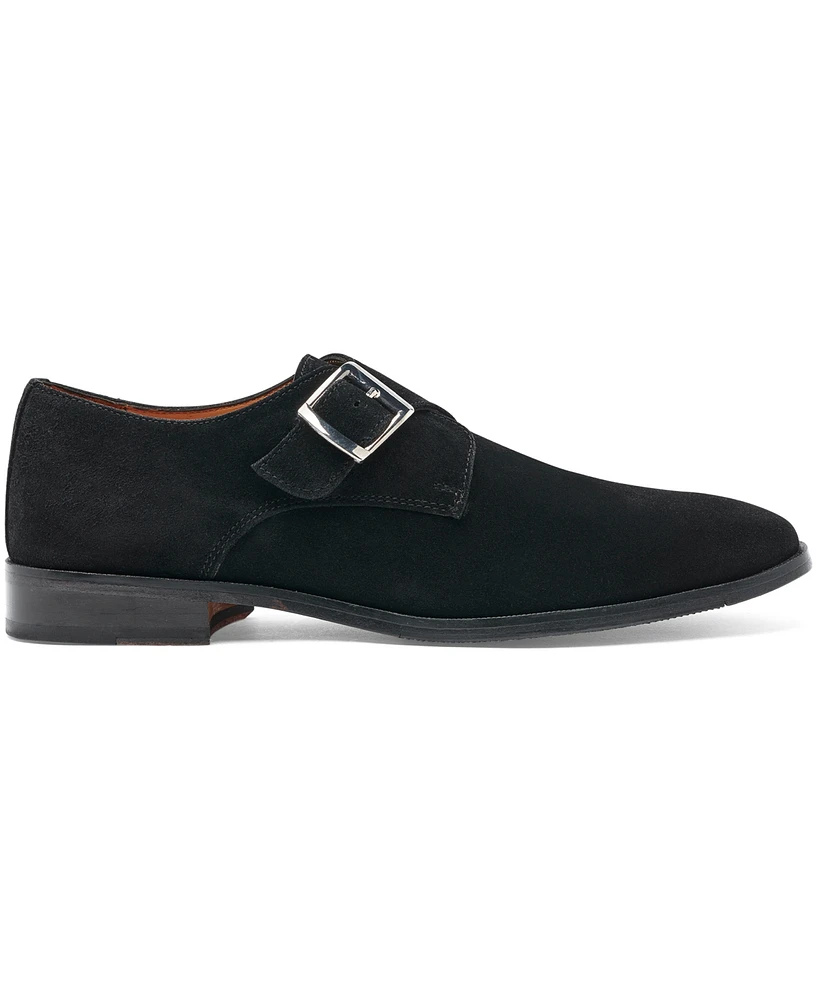 Carlos by Santana Men's Freedom Single Monk-Strap Suede Loafers