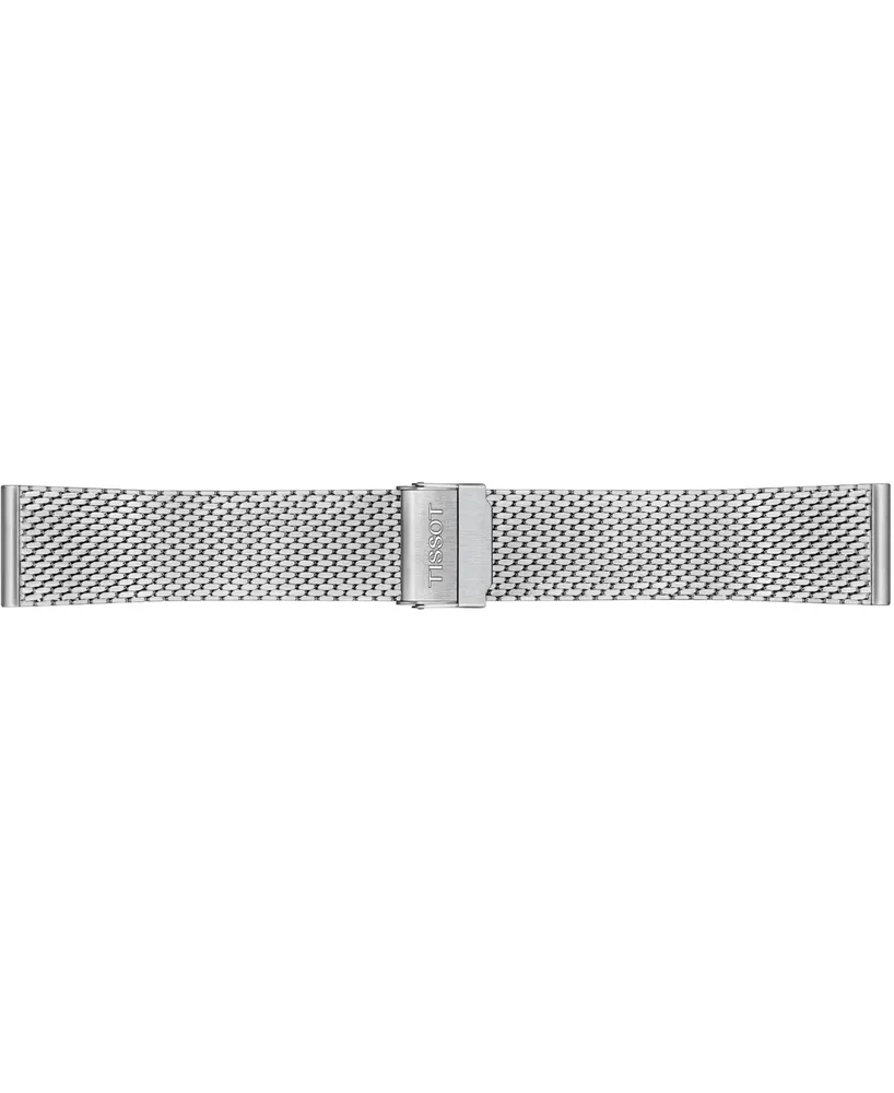 Tissot Men's Swiss Chronograph Seastar 1000 Stainless Steel Mesh Bracelet Watch 45.5mm