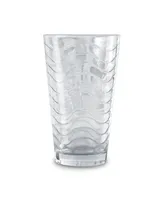 Circle Glass Pulse Cooler Glasses, Set of 6