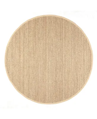 nuLoom Elijah BHSG01A Beige 8' x 8' Round Area Rug