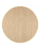 nuLoom Elijah BHSG01A Beige 8' x 8' Round Area Rug