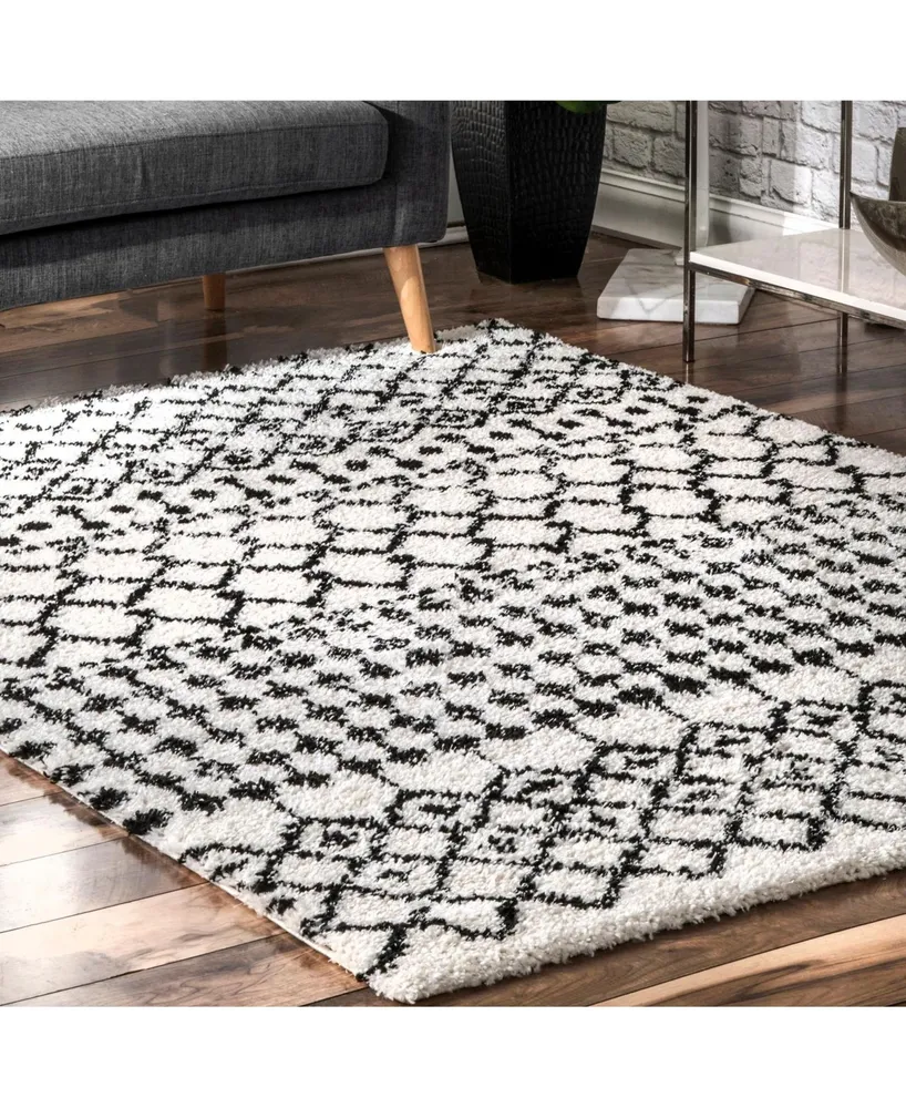 nuLoom Barbara GROC01E Ivory 3' x 5' Area Rug