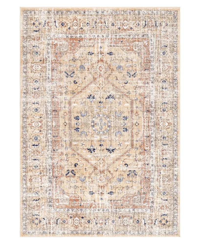 nuLoom Jacquie RZAB07D Gold 8' x 10' Area Rug