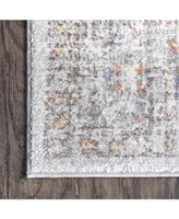 nuLoom Jacquie RZAB07C Silver 5' x 7'5" Area Rug