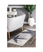 nuLoom Thomas Paul BDTP02A Gray 2'6" x 8' Runner Rug