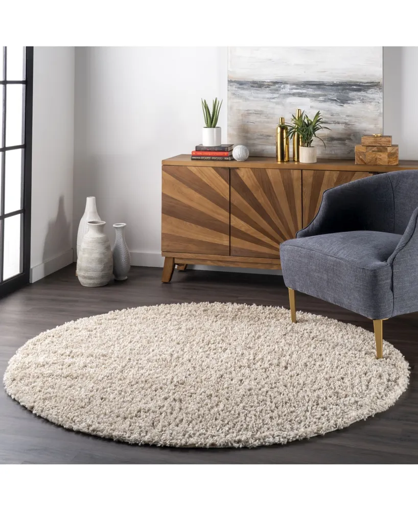 nuLoom Kara KKBX01D Beige 6'7" x 9' Area Rug