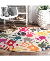 nuLoom Pinkie ECCR15A Multi 3' x 5' Area Rug