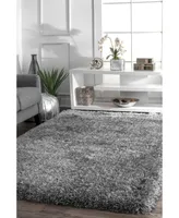 nuLoom Kristan AWVE16A Gray 4' x 6' Area Rug