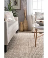 nuLoom Ashli CLWA01B Ivory 7'6" x 9'6" Area Rug