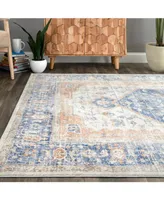 nuLoom Jacquie RZAB07B Blue 8' x 11' Area Rug